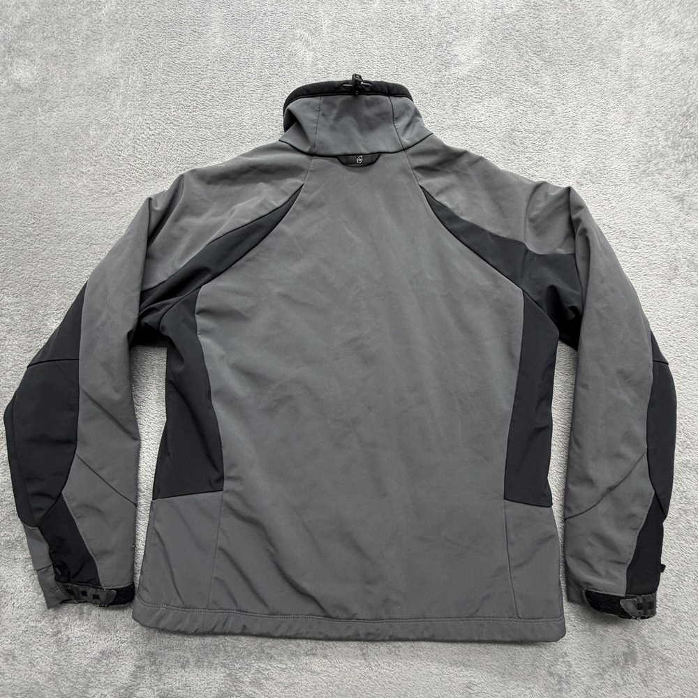 Columbia Jacket Womens Large Gray Windbreaker Titanium Omni-Tech Insulated Lined - Picture 9 of 10